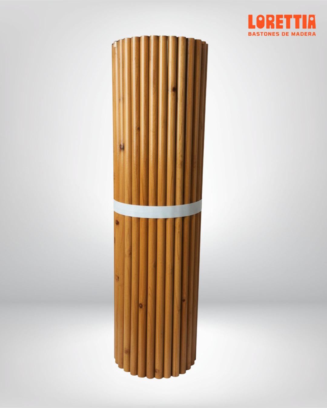 Paquete de 50 bastones barnizados con rosca de 7/8 (Mexicana)