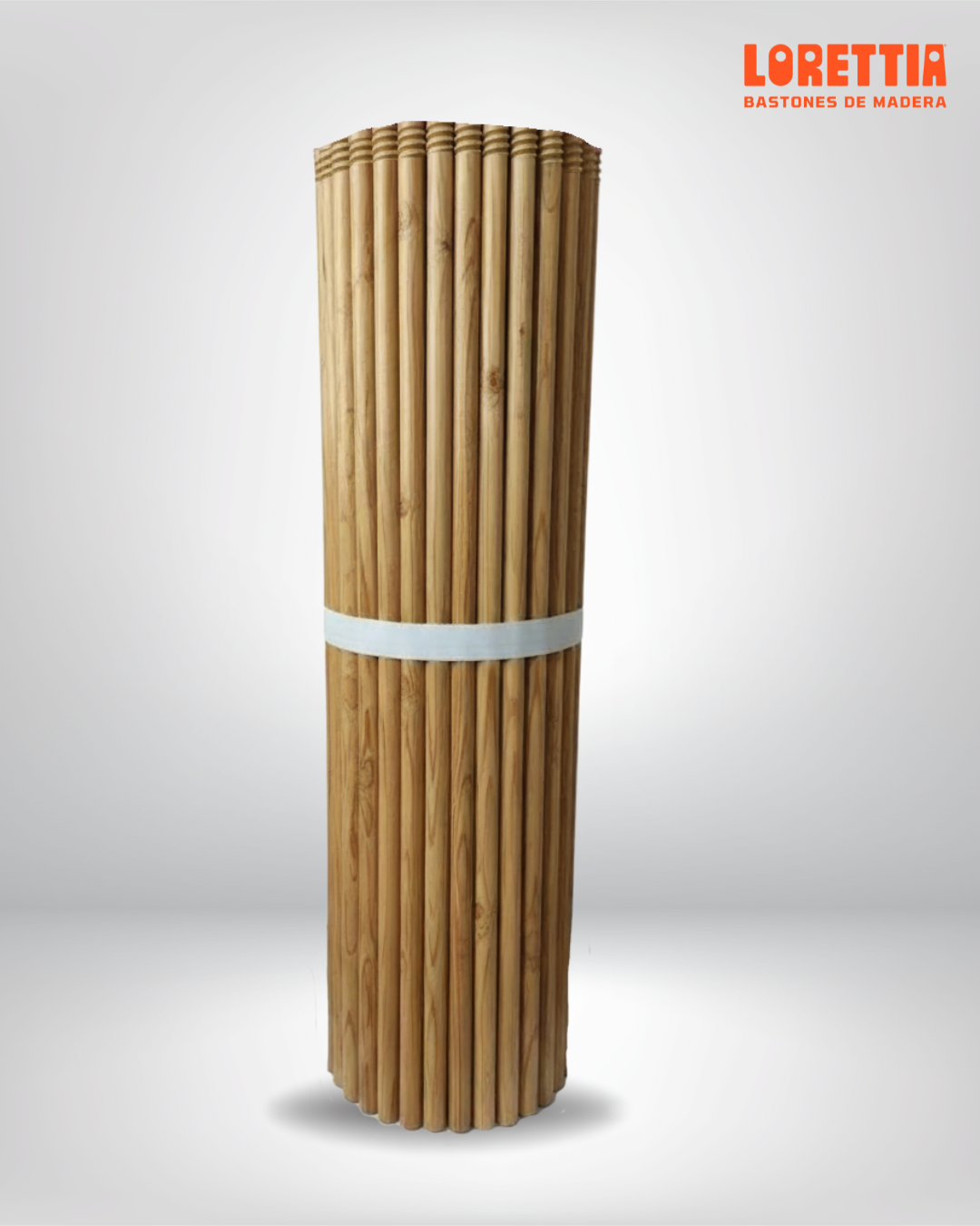 Paquete de 50 bastones natural con rosca de 7/8 (Mexicana)