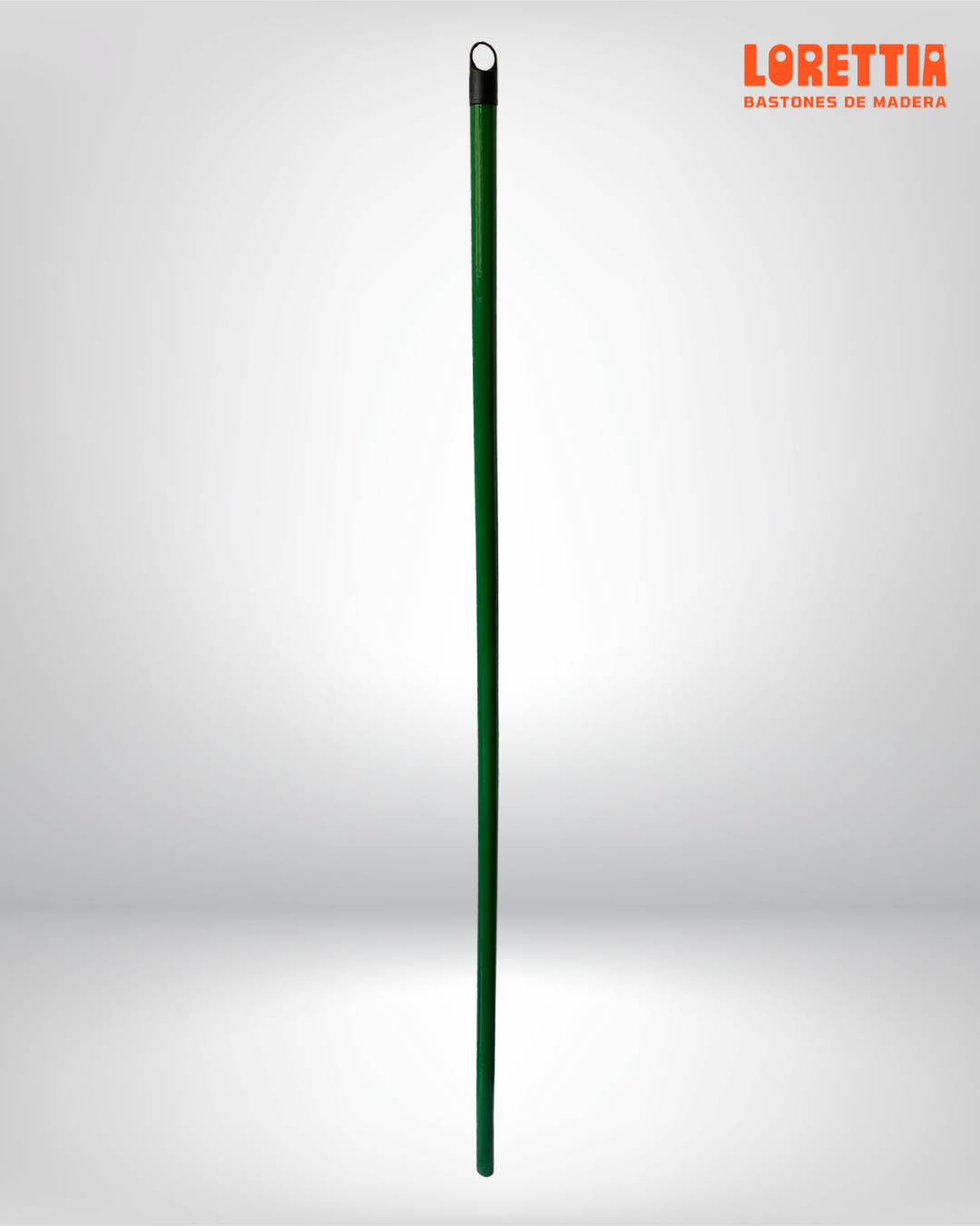 Paquete de 100 bastones de PVC Verde con rosca de 7/8 (Mexicana)