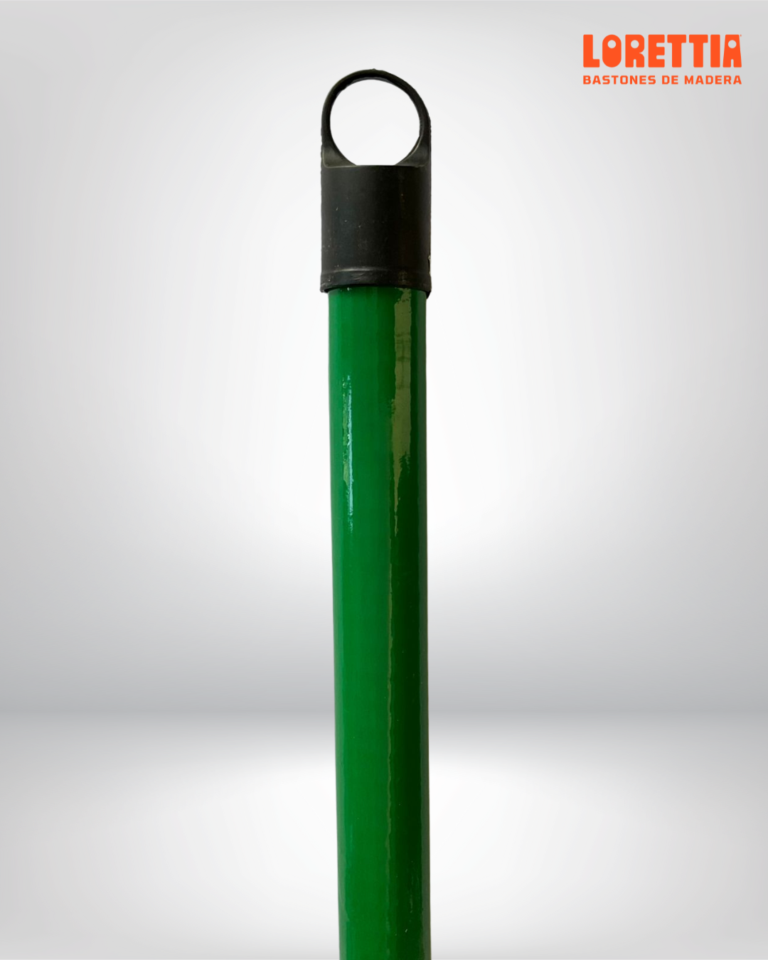 Paquete de 100 bastones de PVC Verde con rosca de 7/8 (Mexicana)