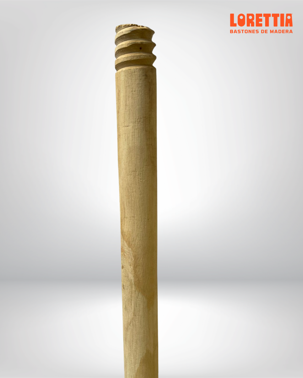 Paquete de 100 bastones natural con rosca de 7/8 (Mexicana)