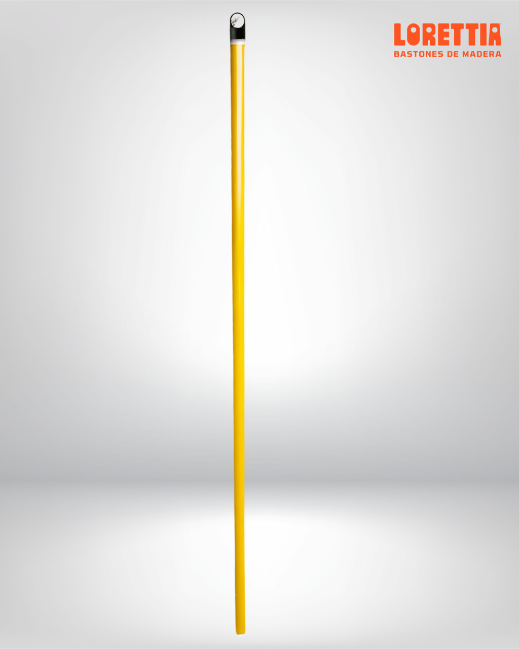 Paquete de 100 Bastones de PVC amarillo con rosca de 7/8 (Mexicana)