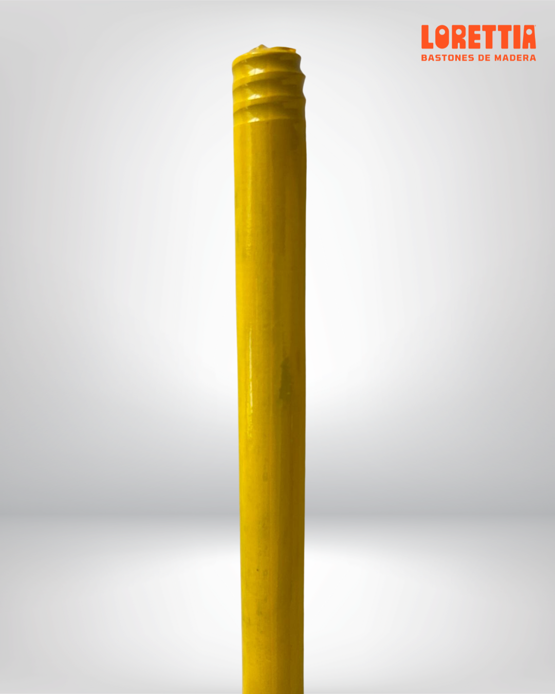 Paquete de 100 Bastones de PVC amarillo con rosca de 7/8 (Mexicana)