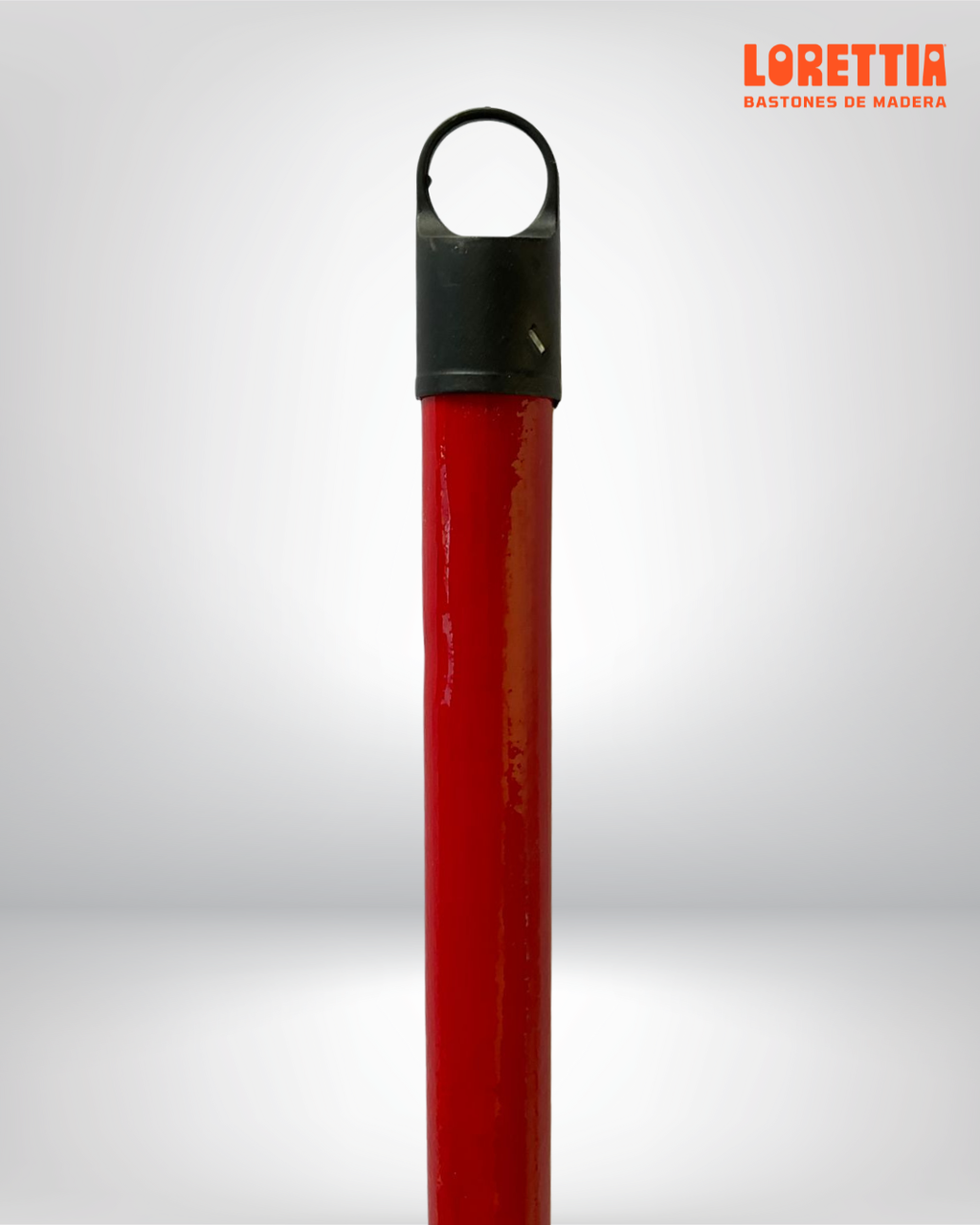 Paquete de 100 Bastones de PVC rojo con rosca de 7/8 (Mexicana)